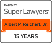 Rated by Super Lawyers | Albert P. Reichert, Jr. | 15 Years